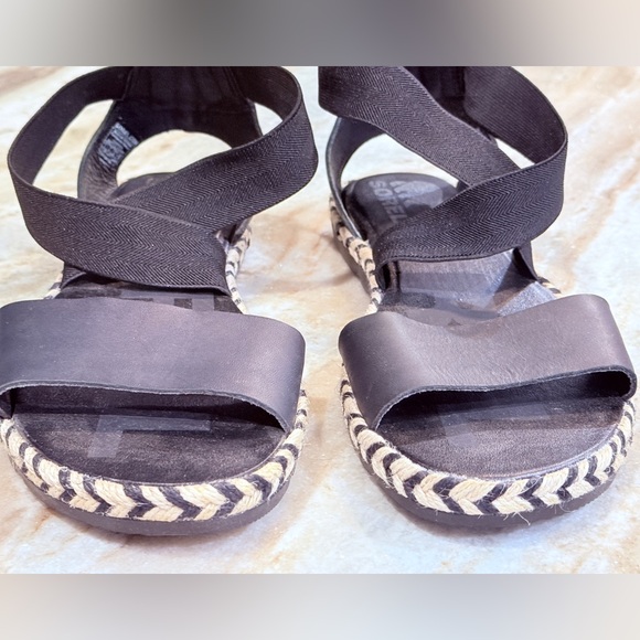 Women’s SOREL Ella II Black leather sandals- Size 8 - Picture 4 of 9